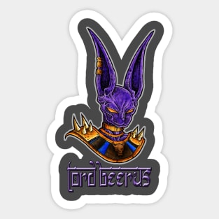 lord beerus Sticker